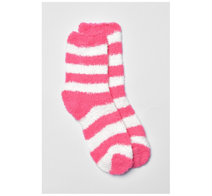Носки женские травка розового цвета в полоску 191424L
