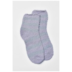 Носки женские травка лилового цвета в полоску 191465L Носки женские травка лилового цвета в полоску 191465L