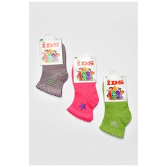 Набор детских носков для демисезонных девочки 3 штуки 192282L