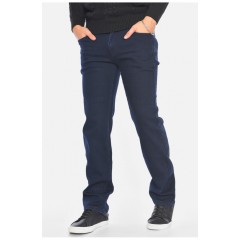 Джинси чоловічі однотонні темно-синього кольору 192367L