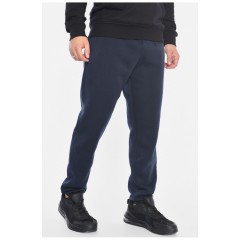 Спортивні штани чоловічі на флісі темно-синього кольору 192592L