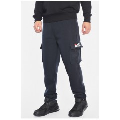 Спортивні штани чоловічі на флісі темно-синього кольору 192603L