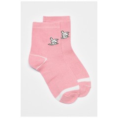 Шкарпетки дитячі демісезонні рожевого кольору 192922L