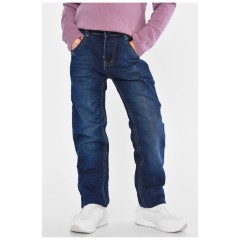 Джинси дитячі для дівчинки синього кольору 193031L