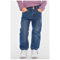 Джинсы для девочки синего цвета 193089L