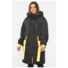 Куртка жіноча єврозима чорного кольору 193320L