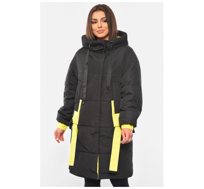 Куртка жіноча єврозима чорного кольору 193320L