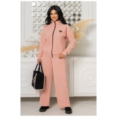 Костюм жіночий пудрового кольору 193618L