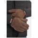 Рукавички чоловічі флісові коричневого кольору 193720L