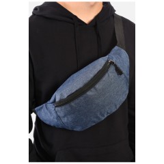 Бананка чоловіча текстильна синього кольору 193837L