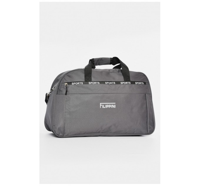 Сумка дорожня унісекс сірого кольору 194189L