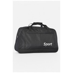 Сумка дорожная унисекс черного цвета 194190L