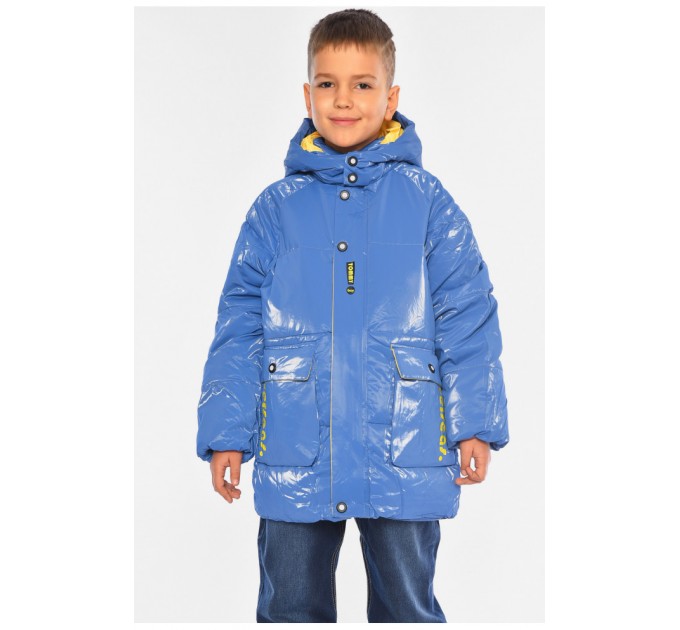 Куртка дитяча демісезонна синього кольору 194698L