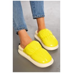 Тапочки домашние женские желтого цвета 194788L
