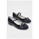 Туфлі для дівчинки чорного кольору на ліпучці 194956L