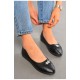 Балетки женские черного цвета 195043L