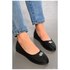 Балетки жіночі чорного кольору 195057L