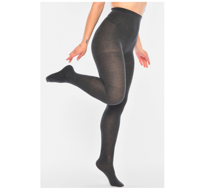 Колготи жіночі сірого кольору 195368L