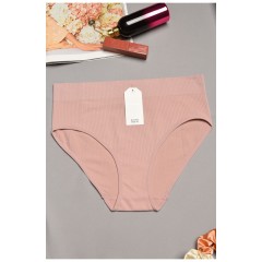 Труси жіночі напівбатальні рожевого кольору 195631L