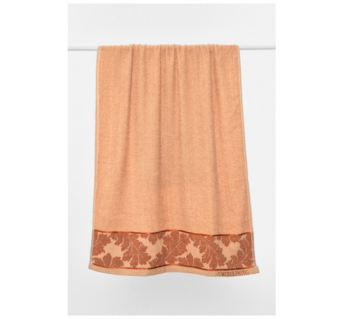 Рушник банний махровий коричневого кольору 195742L