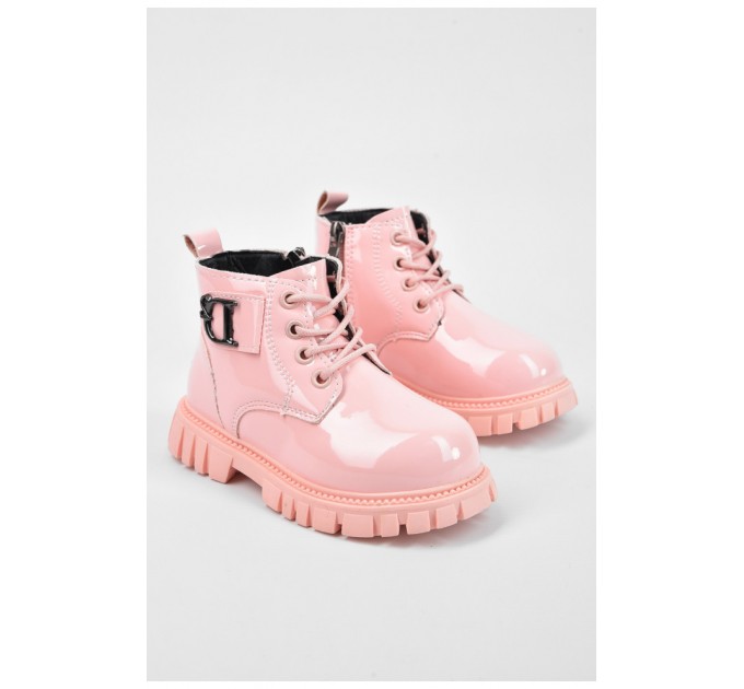 Черевики дитячі для дівчинки демісезонні рожевого кольору 195883L