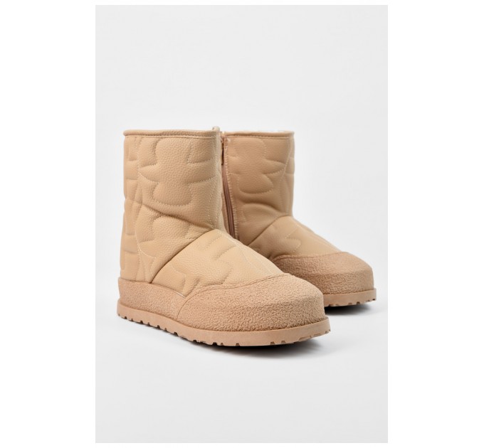 Уггі дитячі для дівчинки бежевого кольору на хутрі 195937L