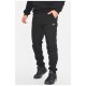 Спортивні штани чоловічі на флісі чорного кольору 196051L