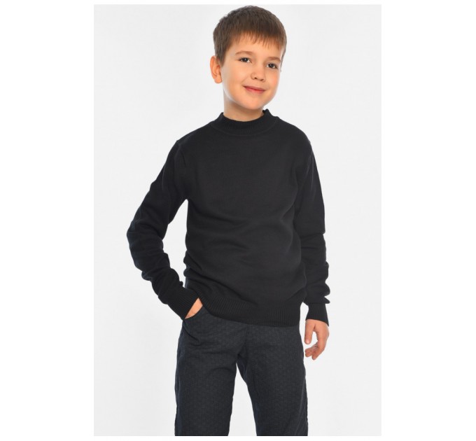 Свитер детский для мальчика черного цвета 196341L
