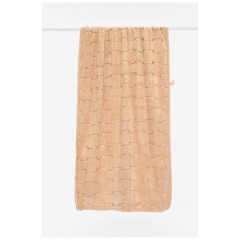Полотенце банное микрофибра бежевого цвета 196473L