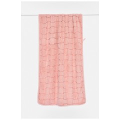 Полотенце банное микрофибра розового цвета 196474L