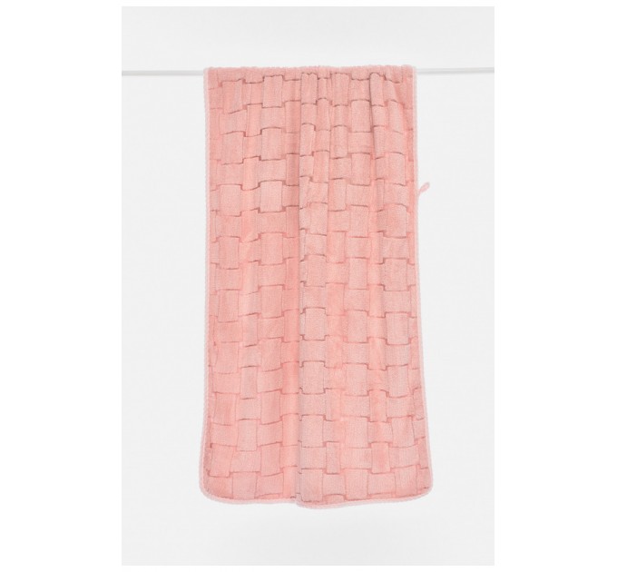 Полотенце банное микрофибра розового цвета 196474L