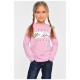 Лонгслів дитячий для дівчинки рожевого кольору 196564L
