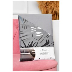 Комплект постільної білизни євро з принтом сірого кольору 196757L Комплект постільної білизни євро з принтом сірого кольору 196757L