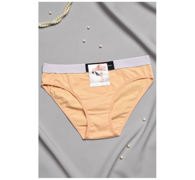 Трусы женские однотонные бежевого цвета 197023L