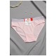 Труси жіночі однотонні світло-рожевого кольору 197024L
