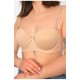 Бюстгальтер жіночий бежевого кольору чашка D 197096L