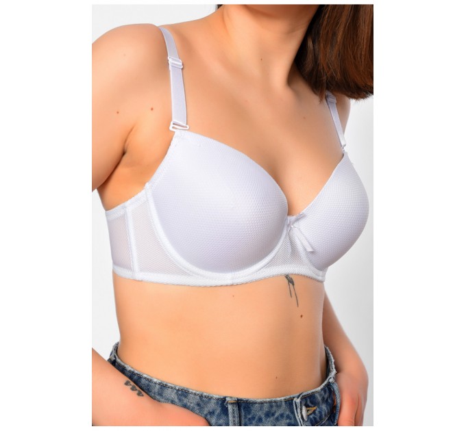 Бюстгальтер женский белого цвета чашка D 197108L