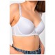 Бюстгальтер женский белого цвета чашка D 197108L