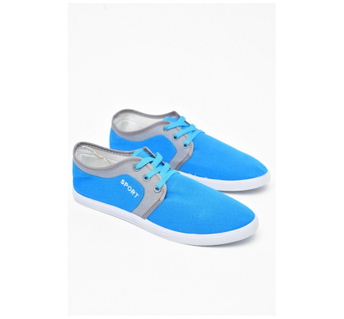 Кеди чоловічі блакитного кольору 197875L