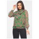 Блуза жіноча зеленого кольору 198010L