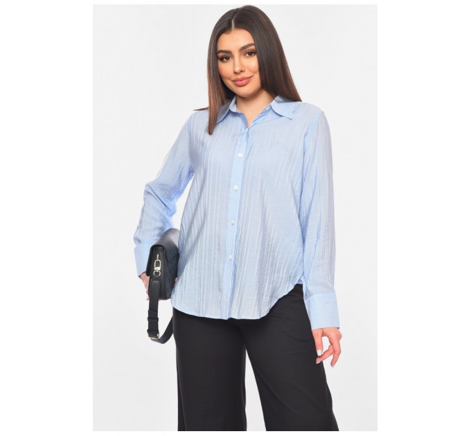 Сорочка жіноча блакитного кольору 198261L
