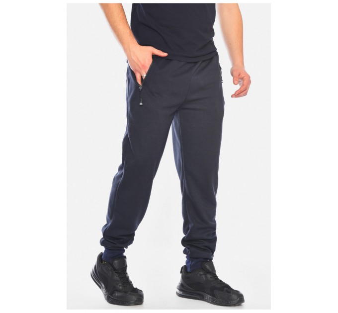 Спортивні штани чоловічі синього кольору 198347L
