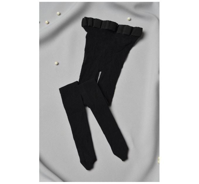 Колготи дитячі для дівчинки чорного кольору 198597L