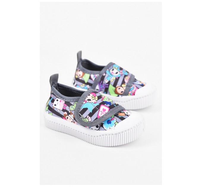 Мокасини дитячі сірого кольору 198768L