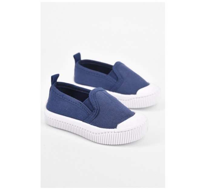 Мокасини дитячі темно-синього кольору 198772L
