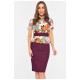 Костюм жіночий бордового кольору 198777L