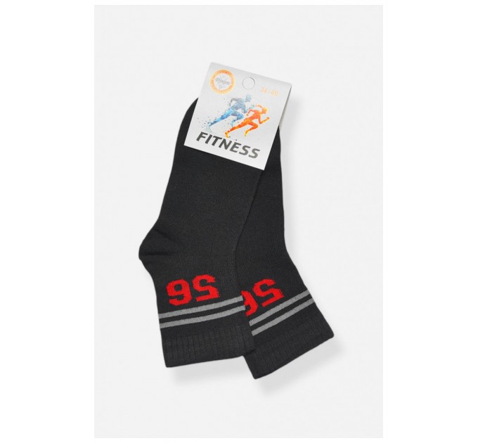 Шкарпетки жіночі демісезонні чорного кольору 198784L