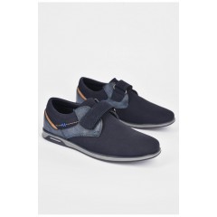 Детские туфли для мальчика темно-синего цвета 199419L Детские туфли для мальчика темно-синего цвета 199419L