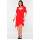 Туніка жіноча батальна червоного кольору 199435L Туніка жіноча батальна червоного кольору 199435L