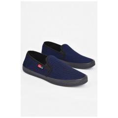 Мокасини чоловічі темно-синього кольору 199523L